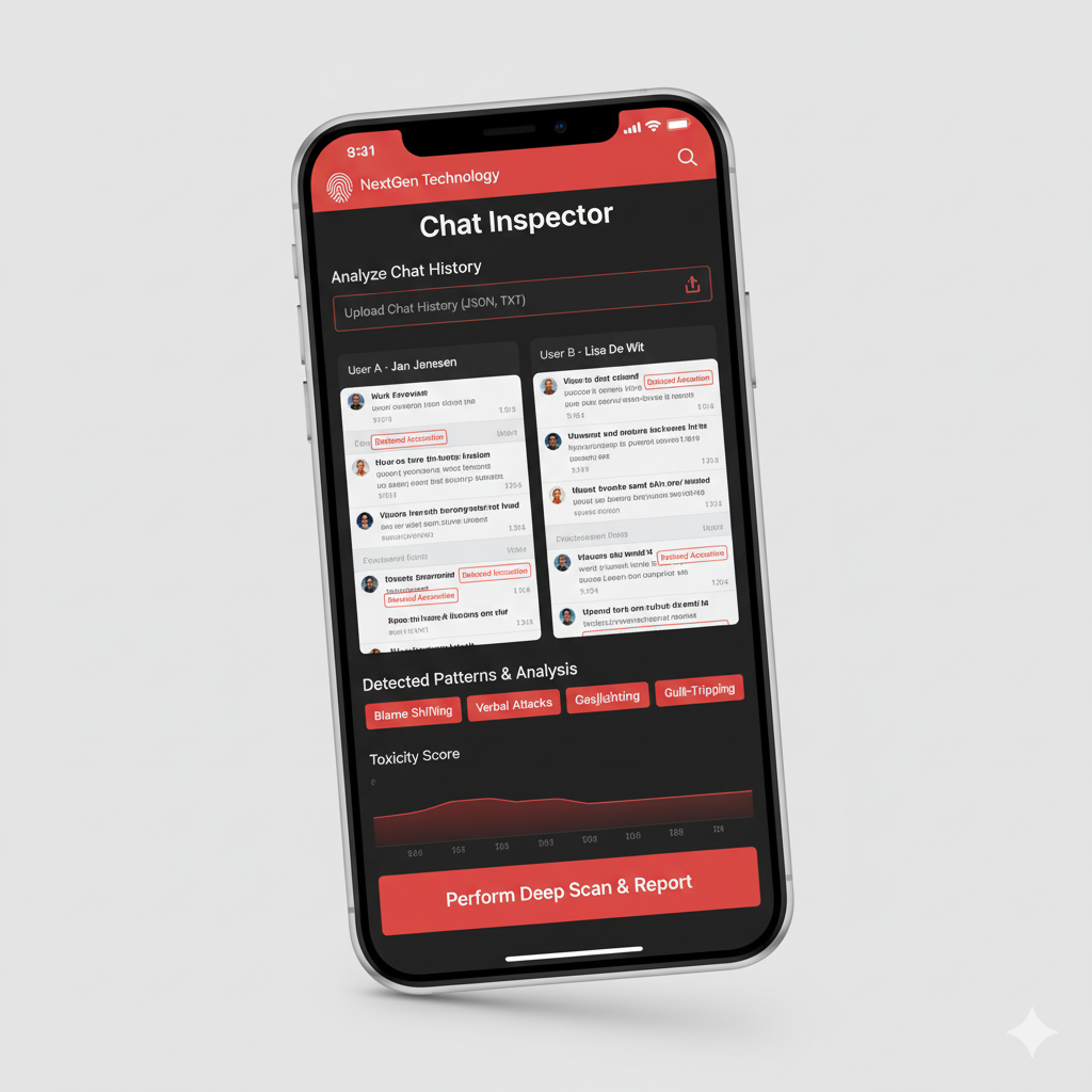 Mockup of the Chat Inspector analysis tool