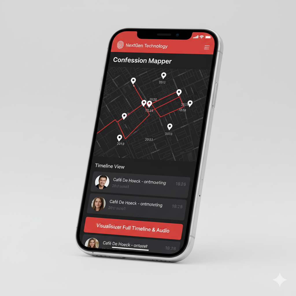 Mockup of the MapGenius data visualization map