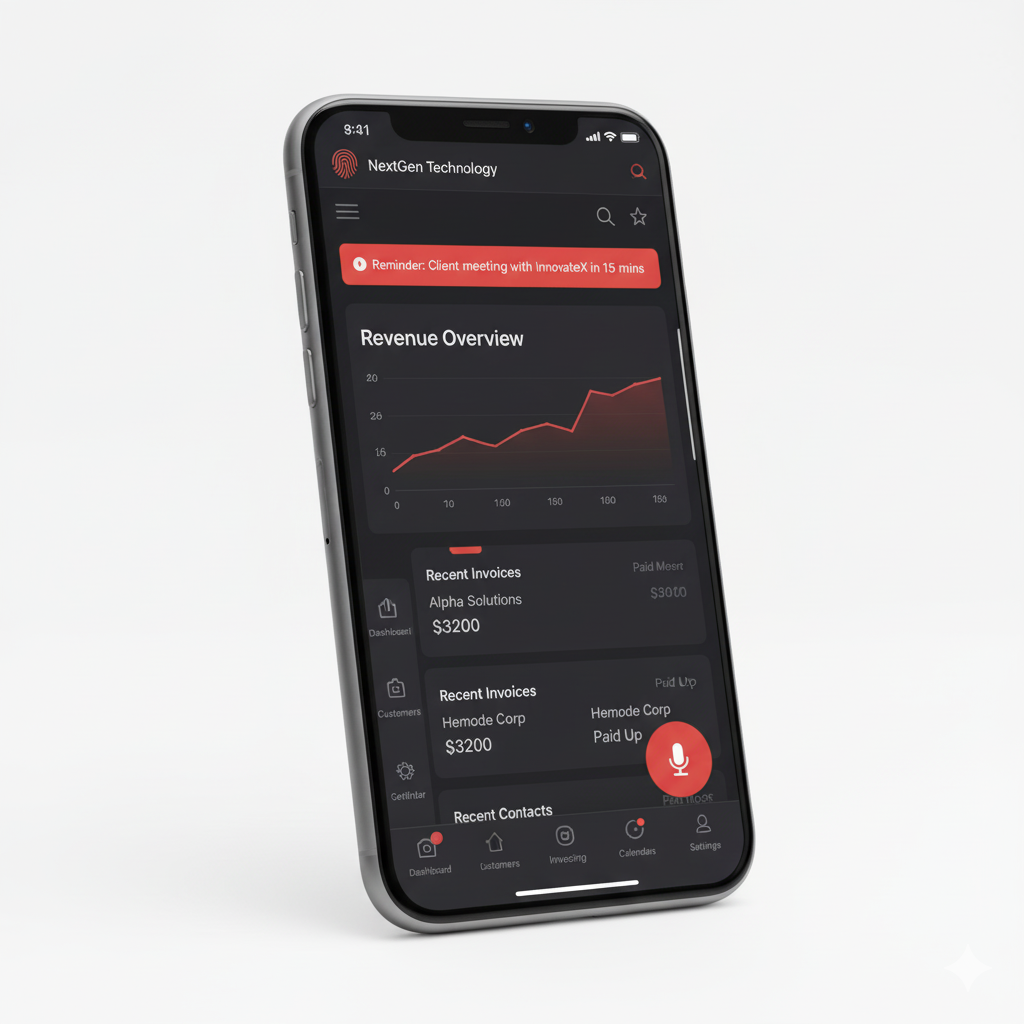 Mockup of the NextGen Assist interface